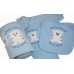 Personalised New Baby Boy’s 3 Piece Christening Gift Set